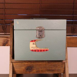 1960s Hamilton Skotch Portafile Box – Gray Metal with key